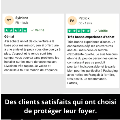 Couverture anti-feu
