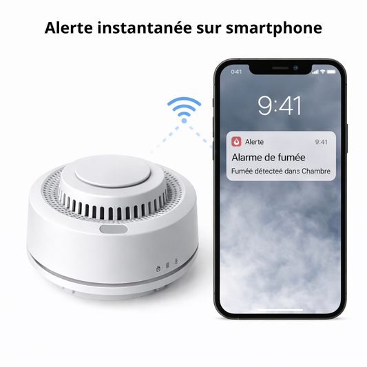 Détecteur de fumée connecté