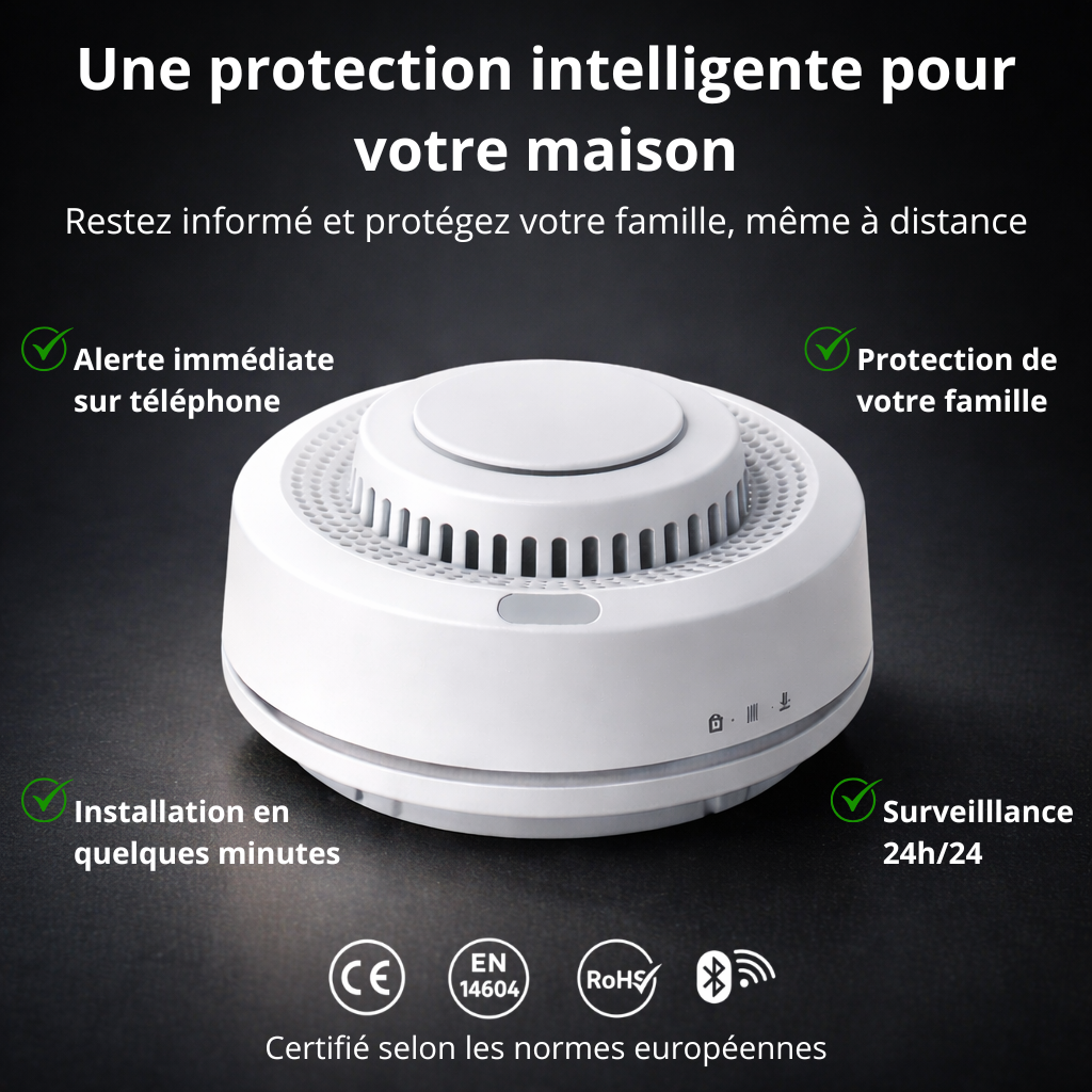 Détecteur de fumée connecté