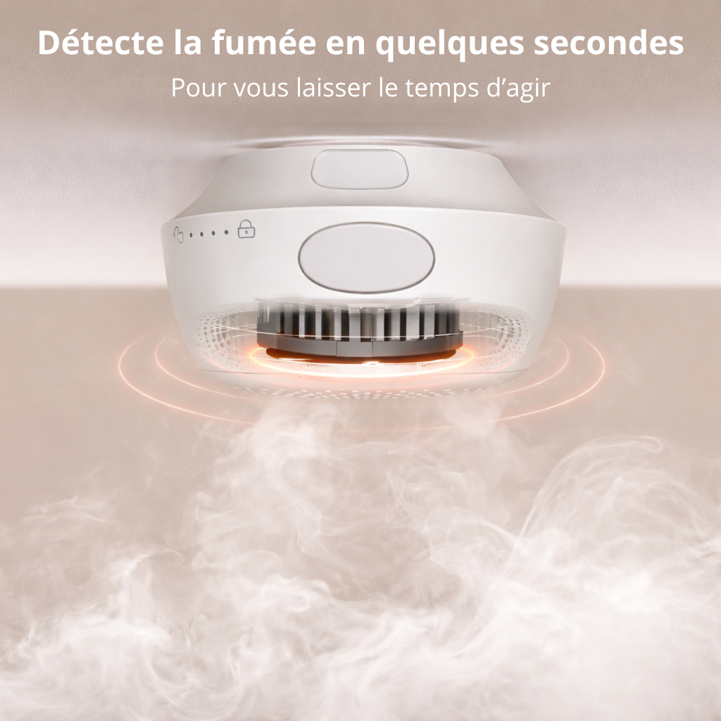 Détecteur de fumée connecté