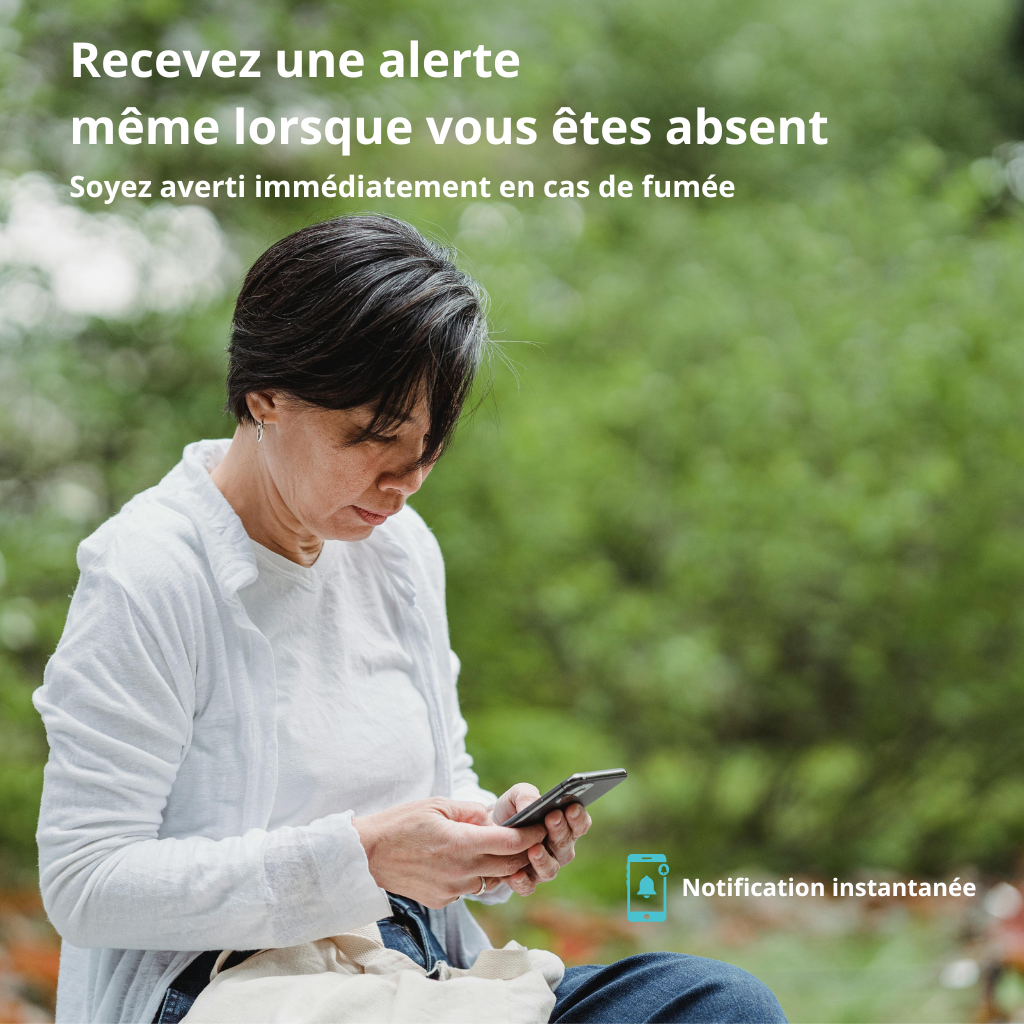 Détecteur de fumée connecté